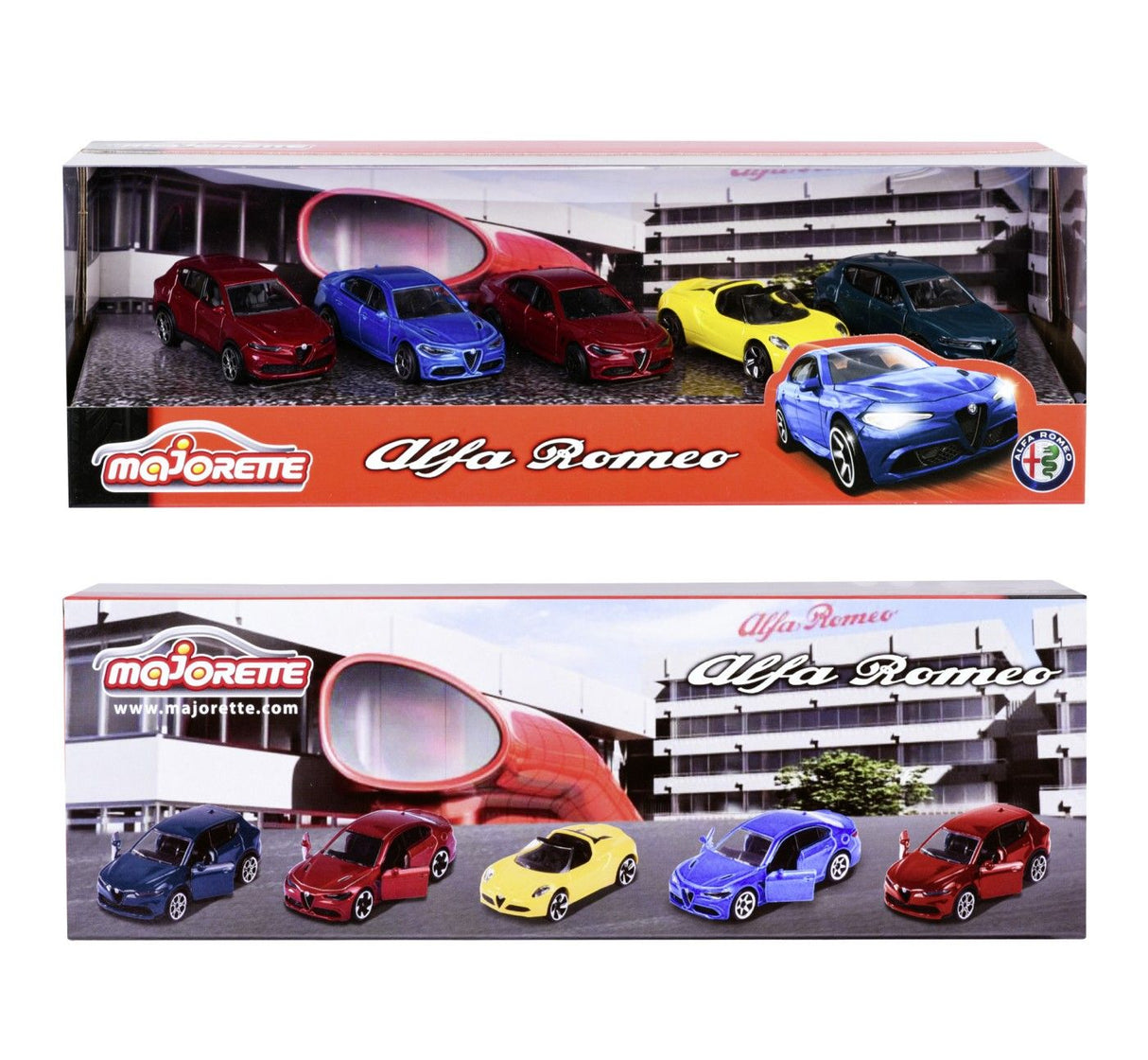 MAJORETTE MASINUTE METALICE SET 5 MASINI ALFA ROMEO