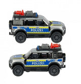 MAJORETTE MASINA DE POLITIE LAND ROVER CU LUMINI SI SUNETE