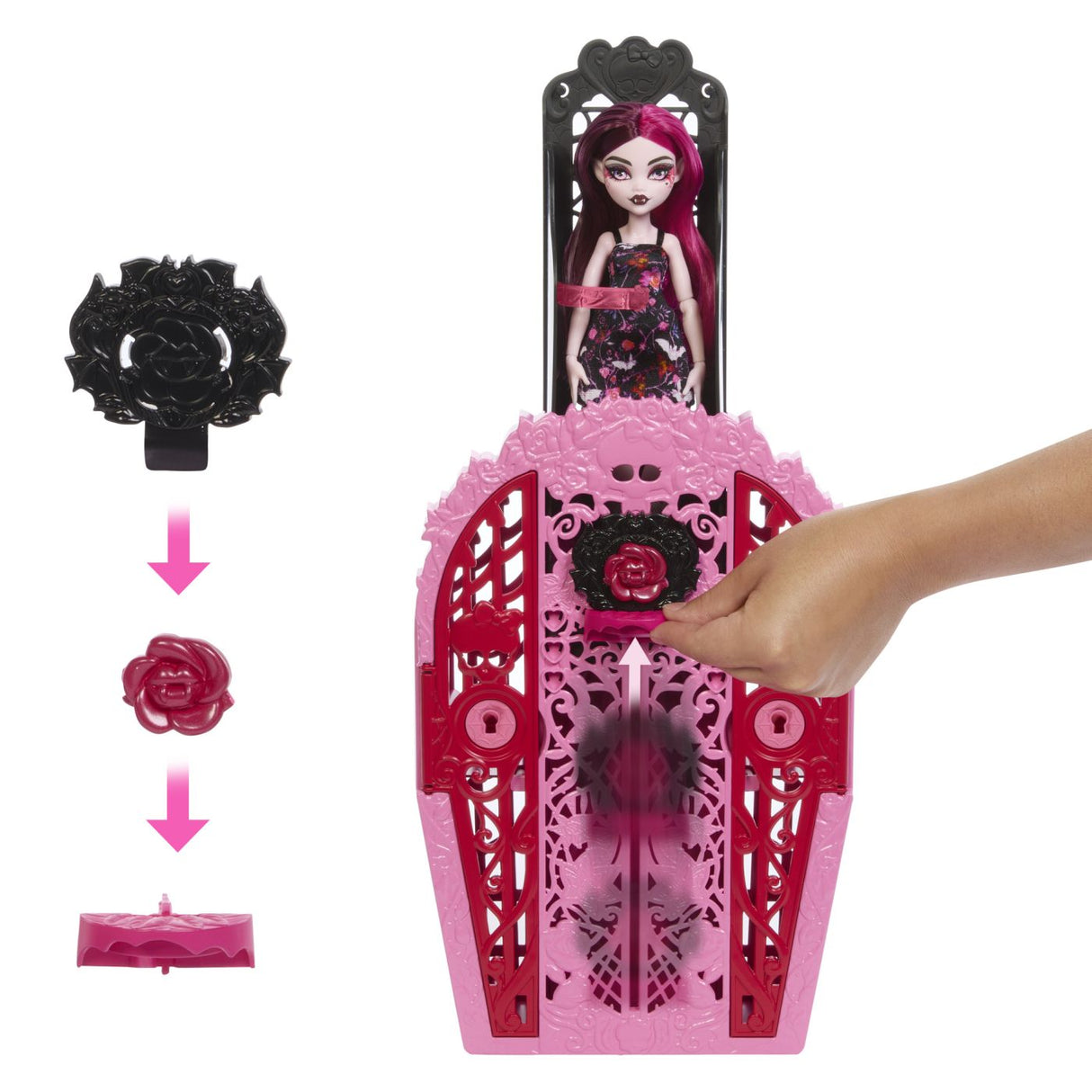 MONSTER HIGH GRADINA DE LA MIEZUL NOPTII PAPUSA DRACULAURA