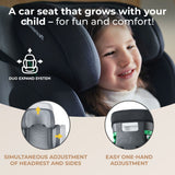 SCAUN AUTO KINDERKRAFT XPAND 2 I-SIZE 100-150 CM, ROCKET GREY