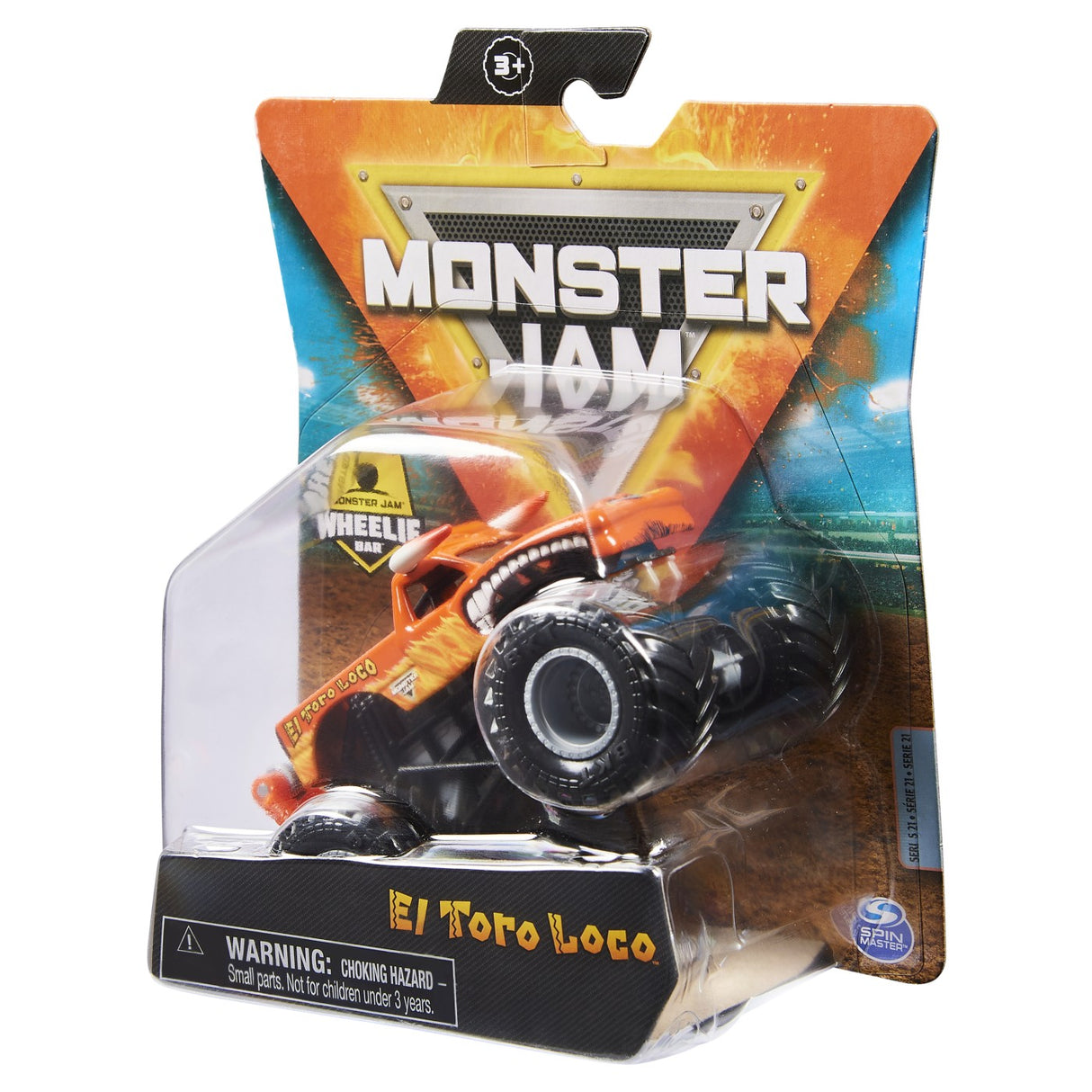MONSTER JAM MASINUTA METALICA EL TORO LOCO SCARA 1 LA 64