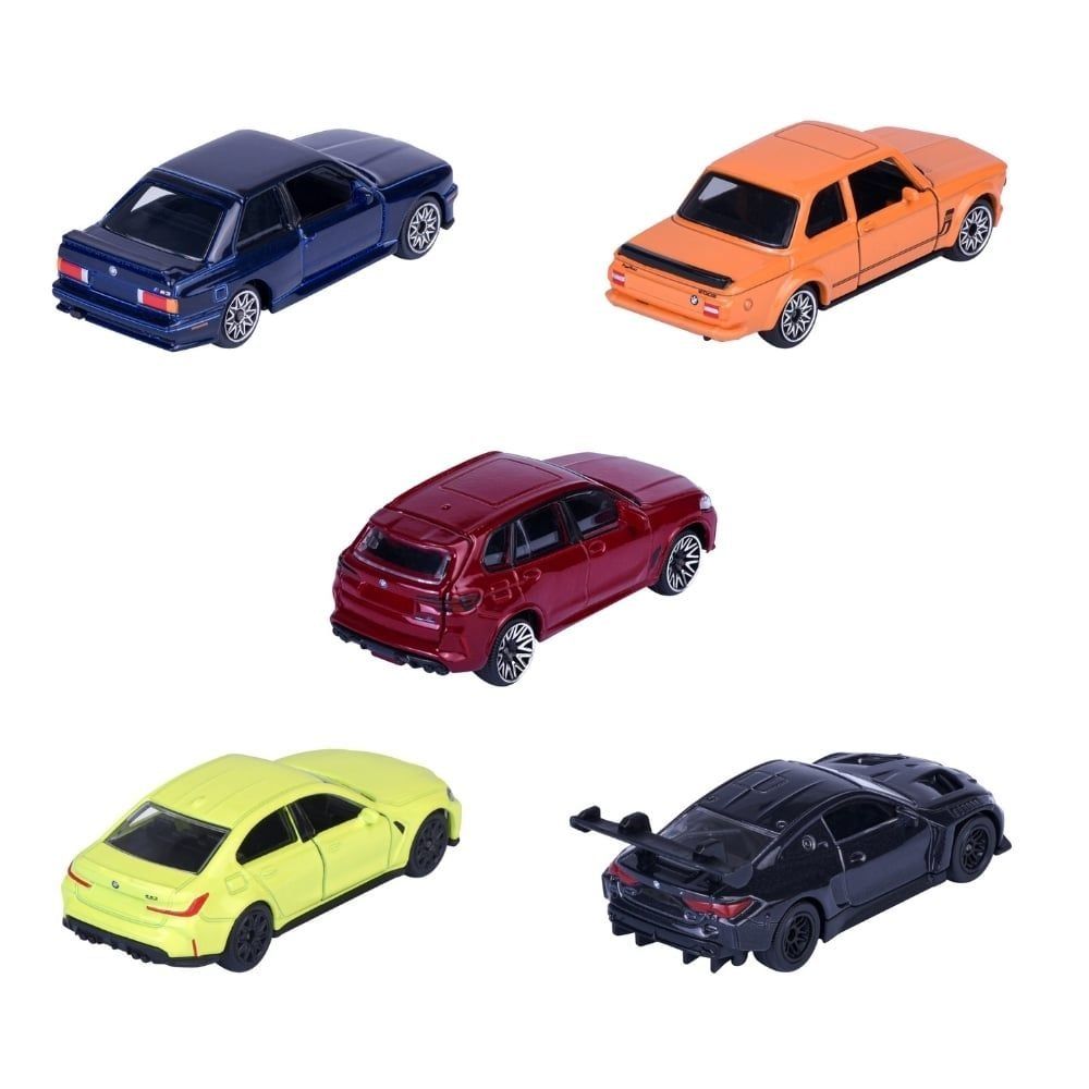 MAJORETTE SET 5 MASINUTE METALICE BMW 7.5CM