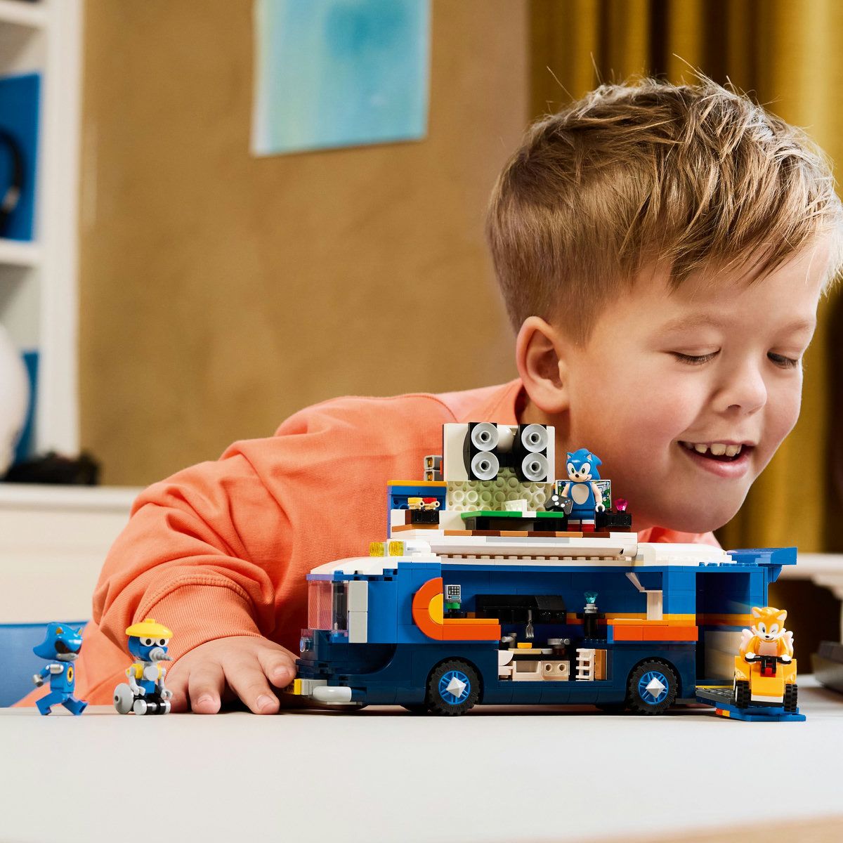 LEGO SONIC CAMIONUL DE COMANDA AL ECHIPEI SONIC 77006