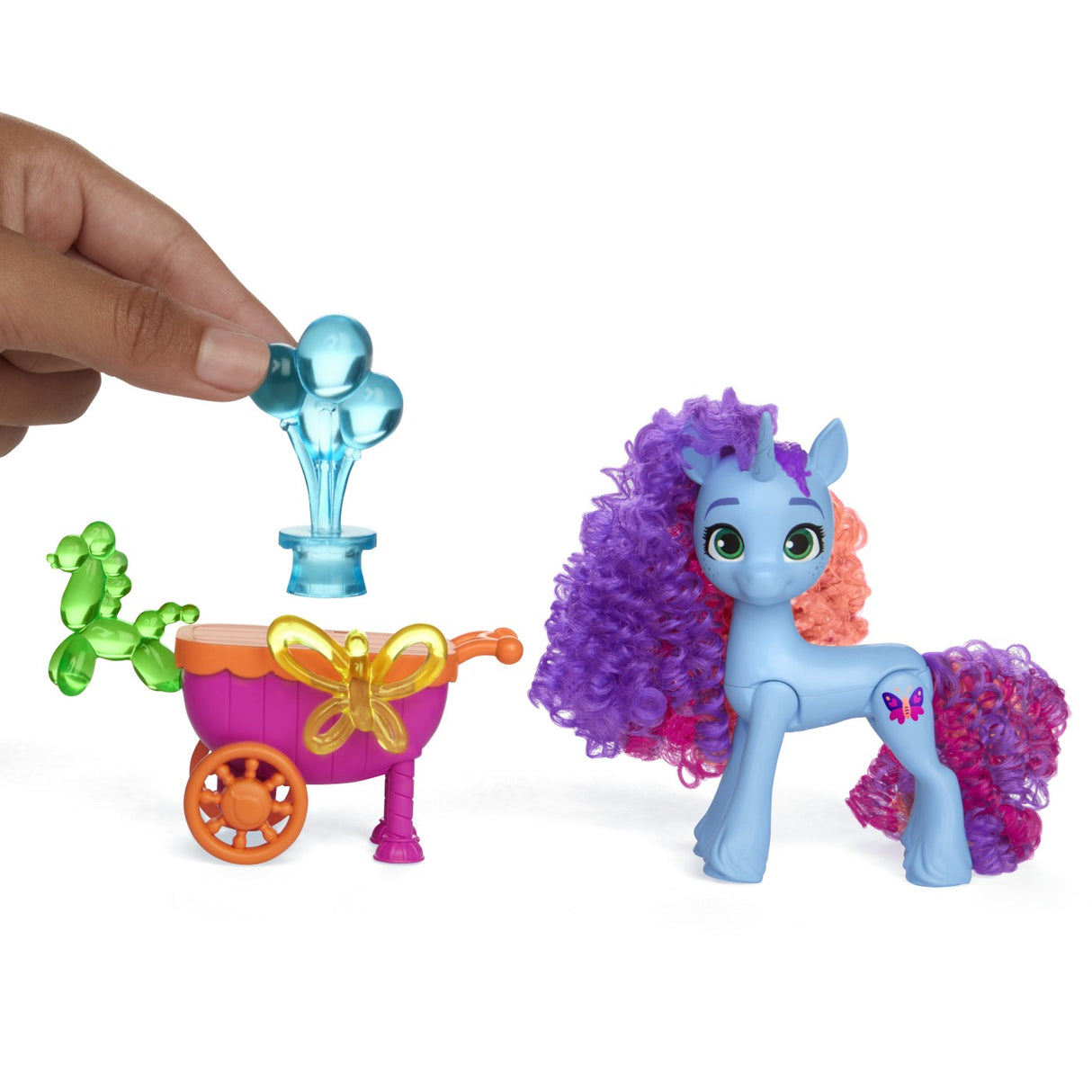 MY LITTLE PONY MISTY BRIGHTDAWN SI BALOANELE SET FIGURINA SI 4 ACCESORII