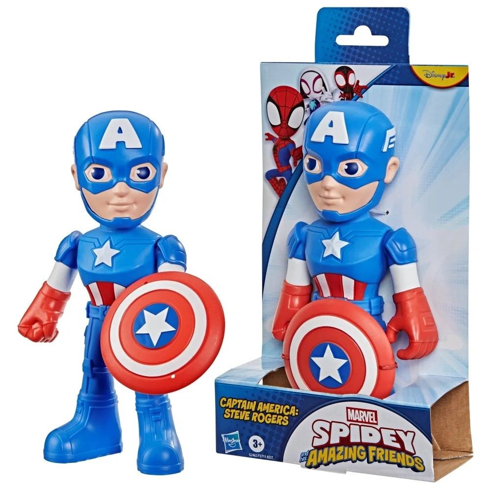 SPIDEY PRIETENII EXTRAORDINARI FIGURINA CAPTAIN AMERICA SUPRADIMENSIONATA 22.8CM