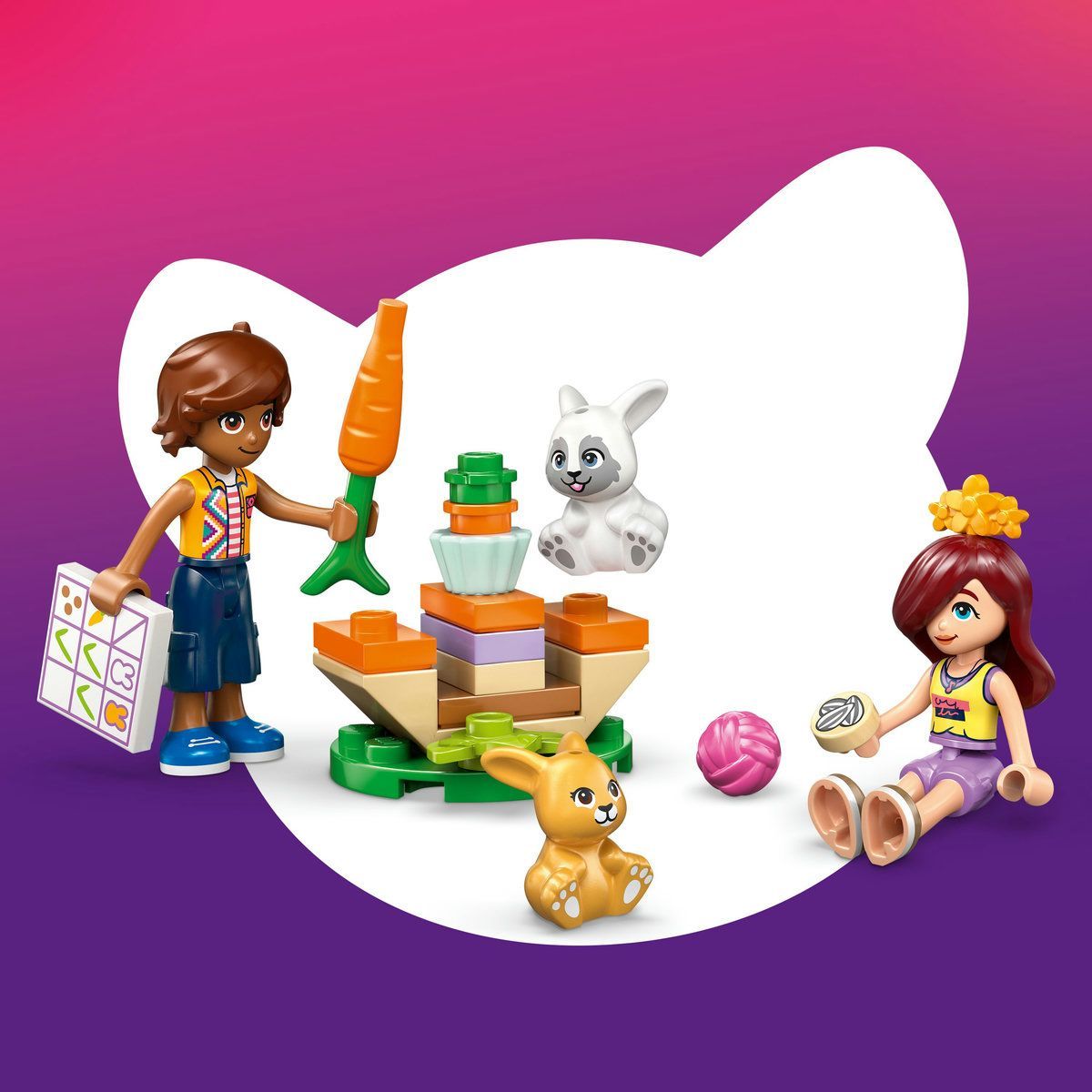 LEGO FRIENDS HOTEL PENTRU IEPURASI IN ORASUL HEARTLAKE 42679