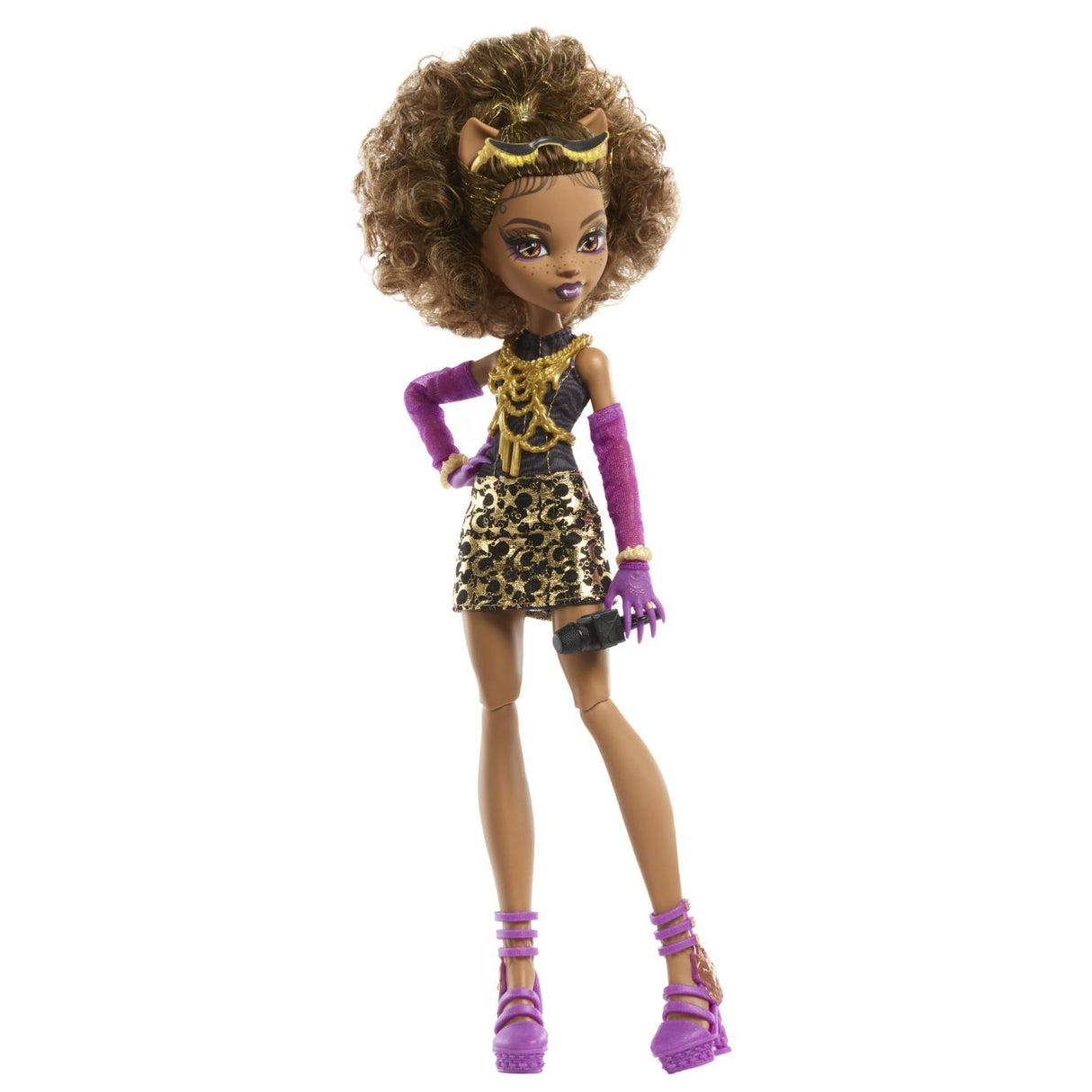 MONSTER HIGH PAPUSA CLAWDEEN WOLF CU DULAP REVELATOR SI ACCESORII
