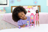 BARBIE SET DE JOACA PAPUSA BARBIE BRUNETA MULATRA FACE CARIERA PROFESOARA