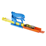 HOT WHEELS SET LANSATOR PORTABIL ALBASTRU SI MASINUTA