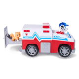 PATRULA CATELUSILOR CAUTARE SI SALVARE SET FIGURINA MARSHALL SI VEHICUL DE POMPIERI