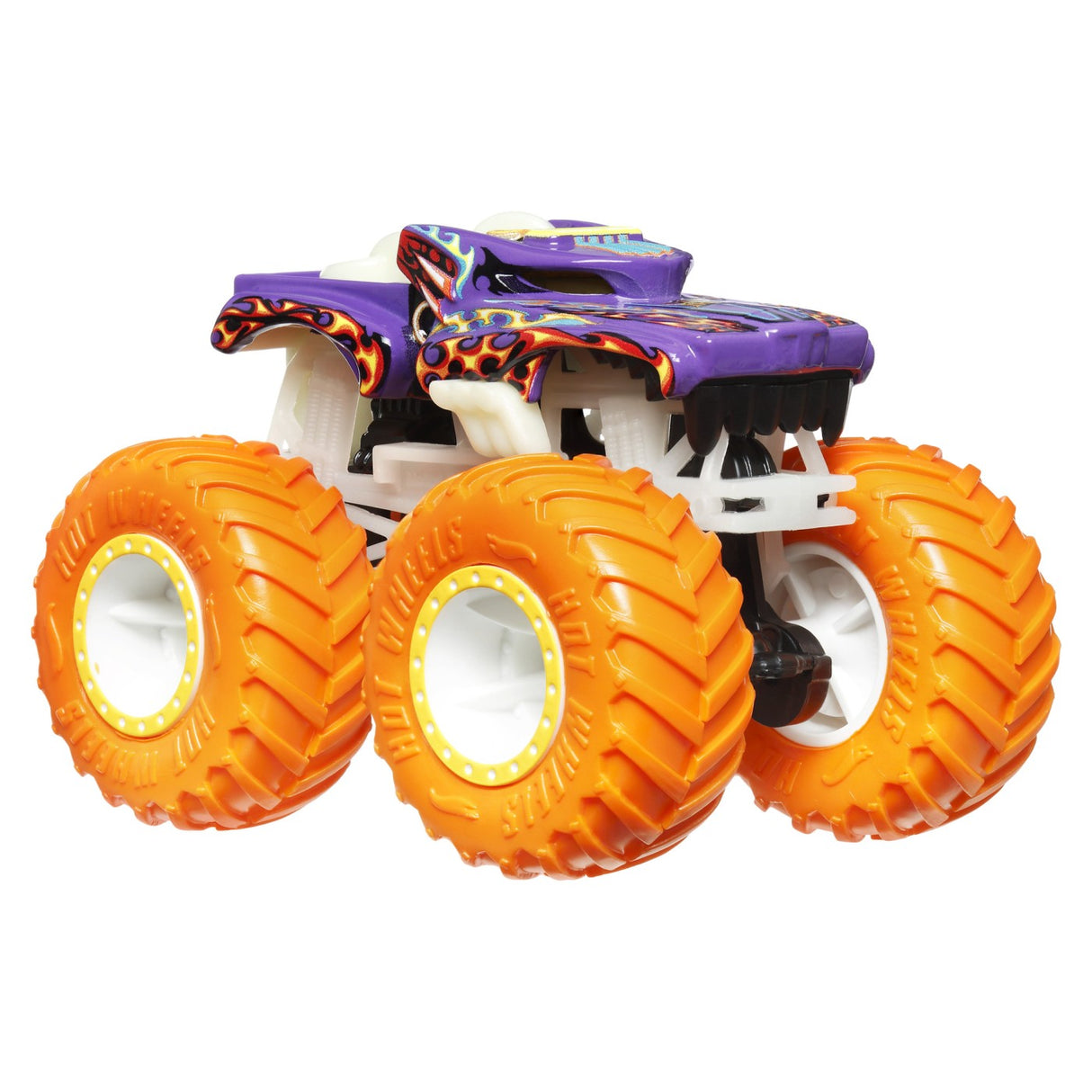 HOT WHEELS MONSTER TRUCK GLOW IN THE DARK MASINUTA HOTWEILER SCARA 1:64