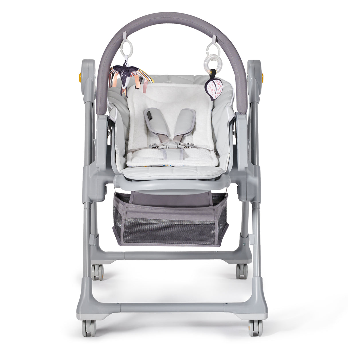 SCAUN DE MASA KINDERKRAFT LASTREE,  2 IN 1, TRANSFORMABIL, GREY