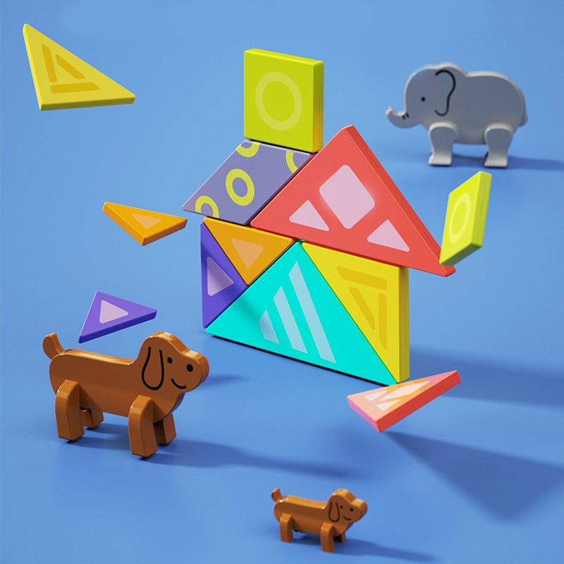 JOC EDUCATIONAL TANGRAM MAGNETIC