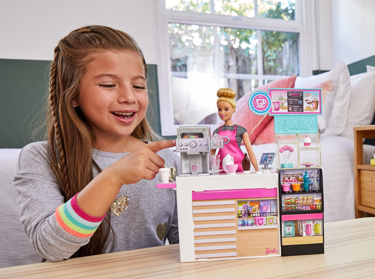 BARBIE  SET CAFENEA CU 20 DE ACCESORII