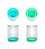 SET 2 PAHARE COPII DESIGN INTERIOR URS, MELII, ALBASTRU&VERDE