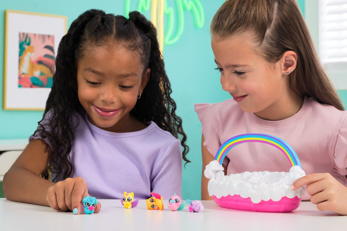 HATCHIMALS ALIVE NEON RAINBOW SET COSULET DE OUA