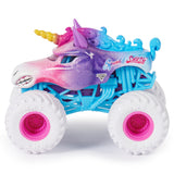 MONSTER JAM SET 2 MASINUTE METALICE SPARKLE SMASH SCARA 1:64