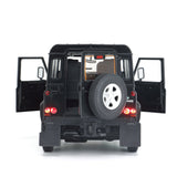MASINA CU TELECOMANDA LAND ROVER DEFENDER NEGRU CU SCARA 1 LA 14