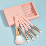 Set 5 Pensule Machiaj cu Oglinda | GlamEssence - vivimall.ro