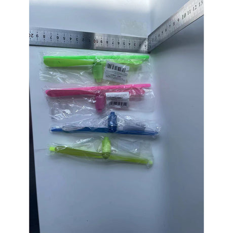 Set 4 Jucarii Libelula Zburatoare, Distractive pentru Copii, Vivimall, Aruncatoare Manuale din Plastic, cu Lumini, Multicolor - vivimall.ro