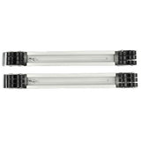 Set Suport Reglabil cu Roti pentru Mutat Mobila, Vivimall, Dimensiune Reglabila, Greutate Maxima 330kg, Benzi Antiderapante, cu Frana, Alb Negru - vivimall.ro