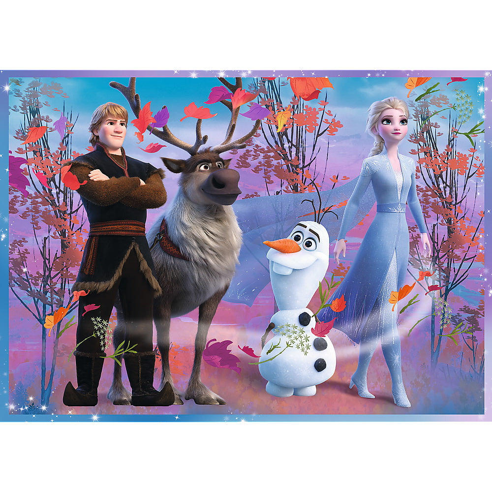 PUZZLE TREFL 4IN1 FROZEN2 CALATORIE CATRE NECUNOSCUT