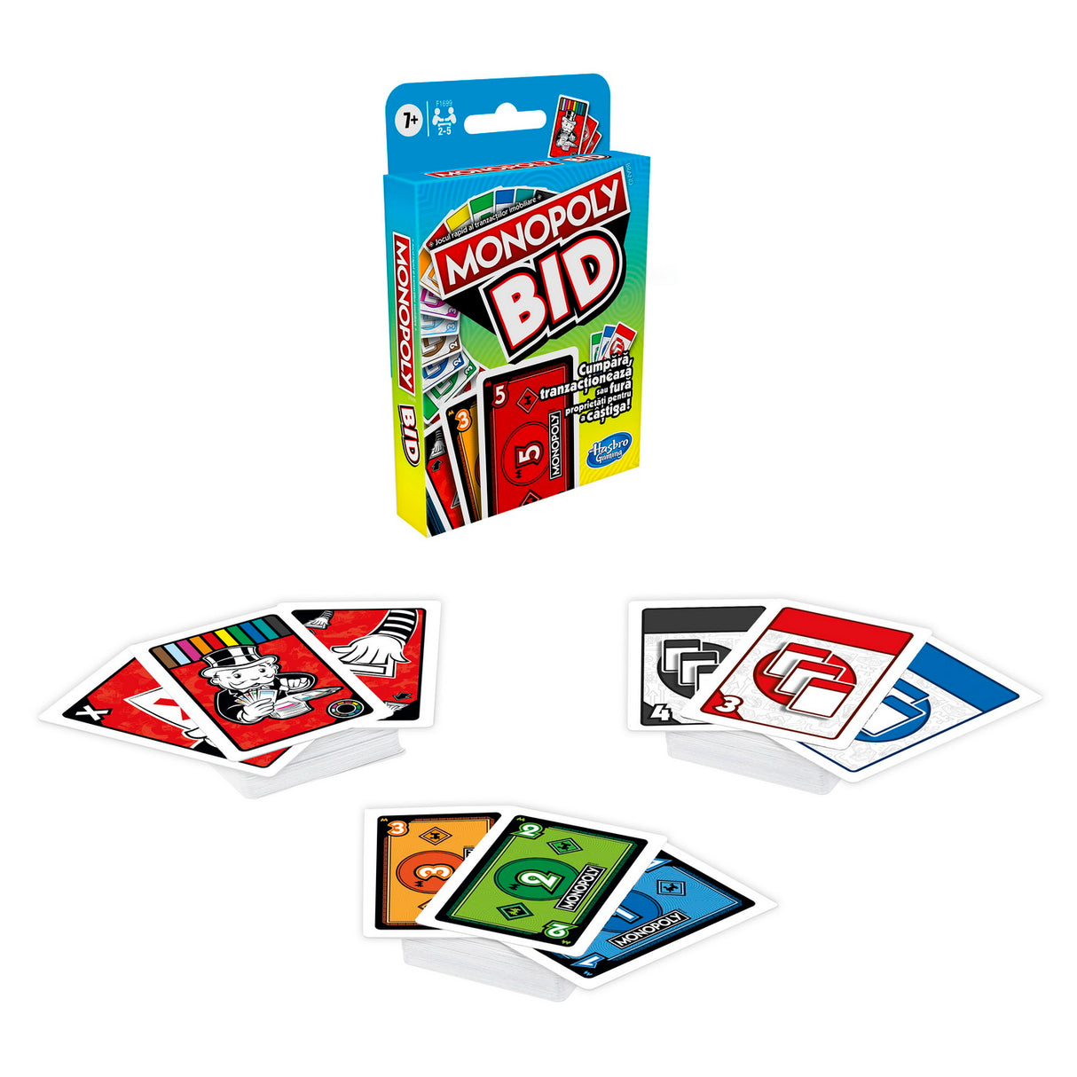 MONOPOLY BID JOCUL DE CARTI - IN LIMBA ROMANA