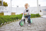 HAPE BICICLETA DE ECHILIBRU VERDE CU 3 ROTI