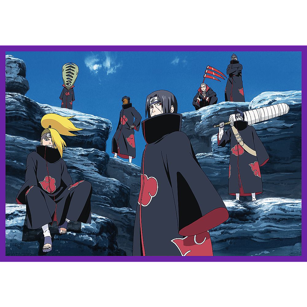 PUZZLE TREFL 4X250 NARUTO SHIPPUDEN AVENTURILE LUI NARUTO UZUMAKI