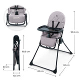 SCAUN DE MASA KINDERKRAFT BINCI, GREY