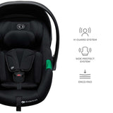 SCOICA AUTO KINDERKRAFT MINK PRO 2 I-SIZE 40-75 CM + BAZA ZESTAW BLACK