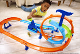 HOT WHEELS STUNT TRACKS PISTA CICLON DE LANSAREA RAPIDA CU MASINUTA INCLUSA