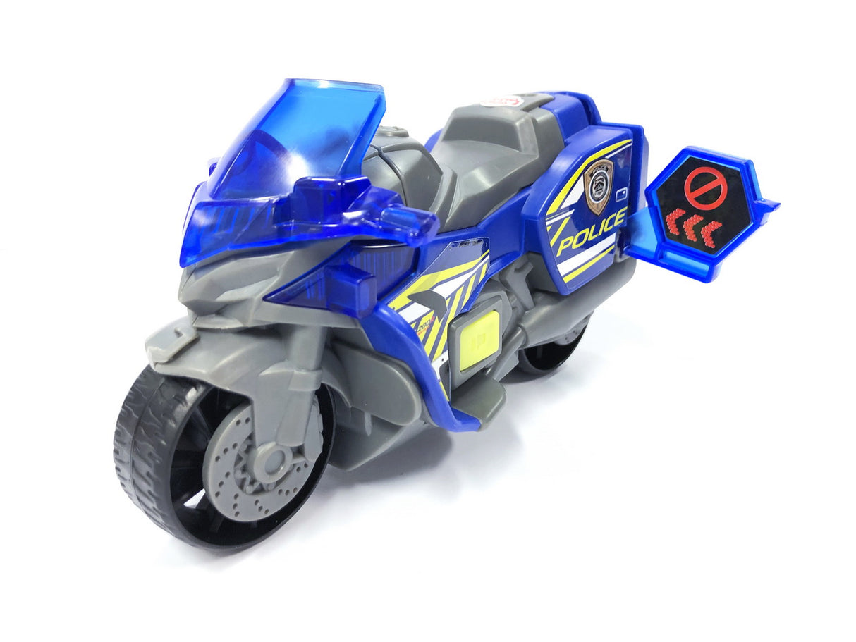 DICKIE MOTOCICLETA DE POLITIE 15CM