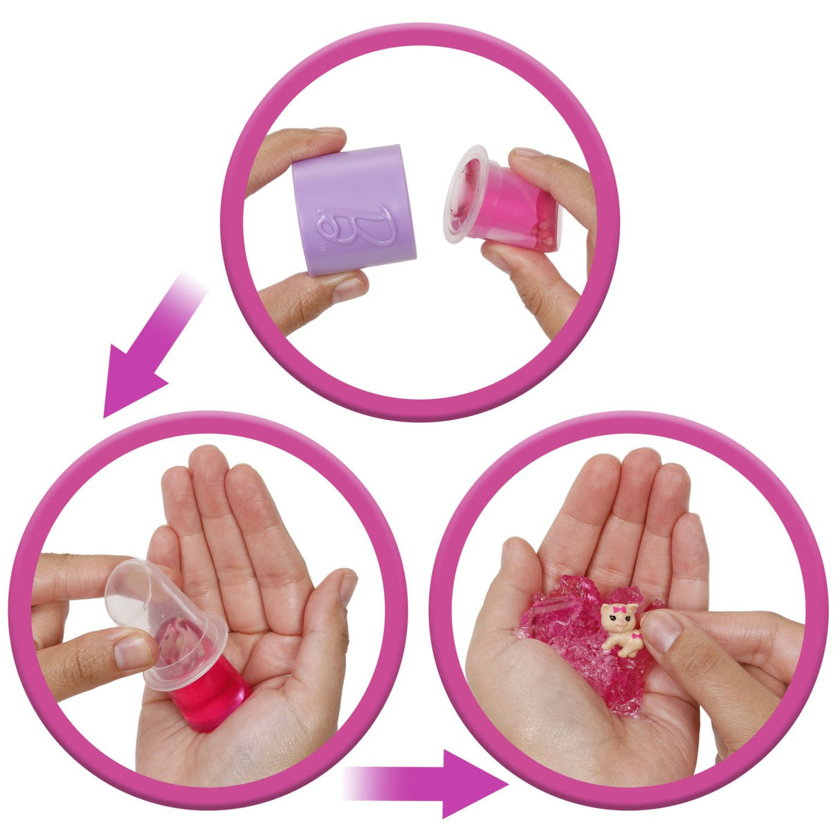 BARBIE SET PARTY UNBOXED REVEAL PAPUSA BARBIE MOV CU 10 ACCESORII SURPRIZA