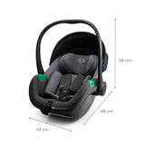SCOICA AUTO I-SIZE, 40-87 CM, KINDERKRAFT MINK PRO2 , GREY