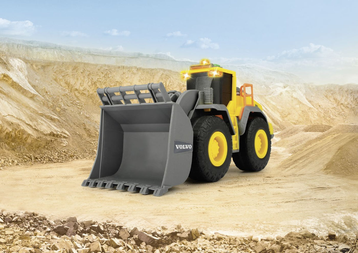 DICKIE EXCAVATOR VOLVO CU SUNETE SI LUMINI