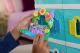 GABBYS DOLLHOUSE FILMUL SET BALCONUL GRADINA SI FIGURINA ZANA REGINA KITTY CU  ACCESORII