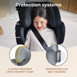 SCAUN AUTO KINDERKRAFT XPAND 2 I-SIZE 100-150 CM, ROCKET GREY