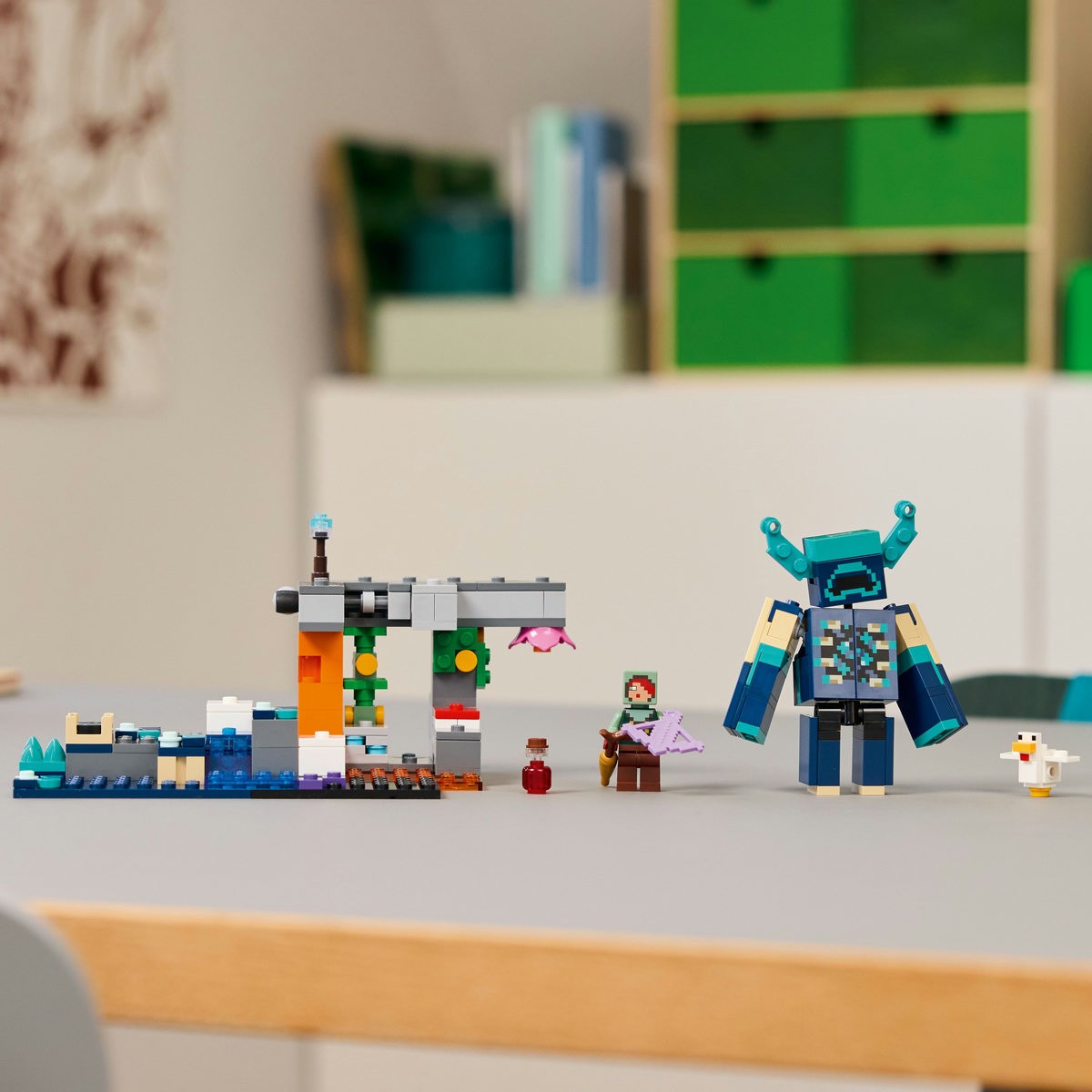 LEGO MINECRAFT INTALNIREA CU TEMNICERUL 21274
