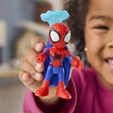 SPIDEY SI PRIETENII LUI UIMITORI MARVEL SET ECHIPA SPIDEY CU ELICOPTER SI ACCESORII 7.6CM