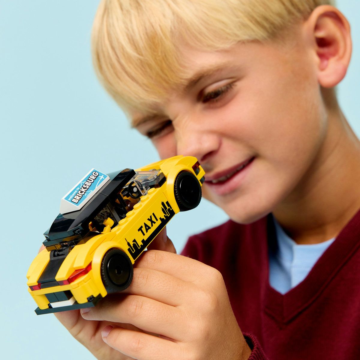 LEGO CITY TAXI GALBEN 60487