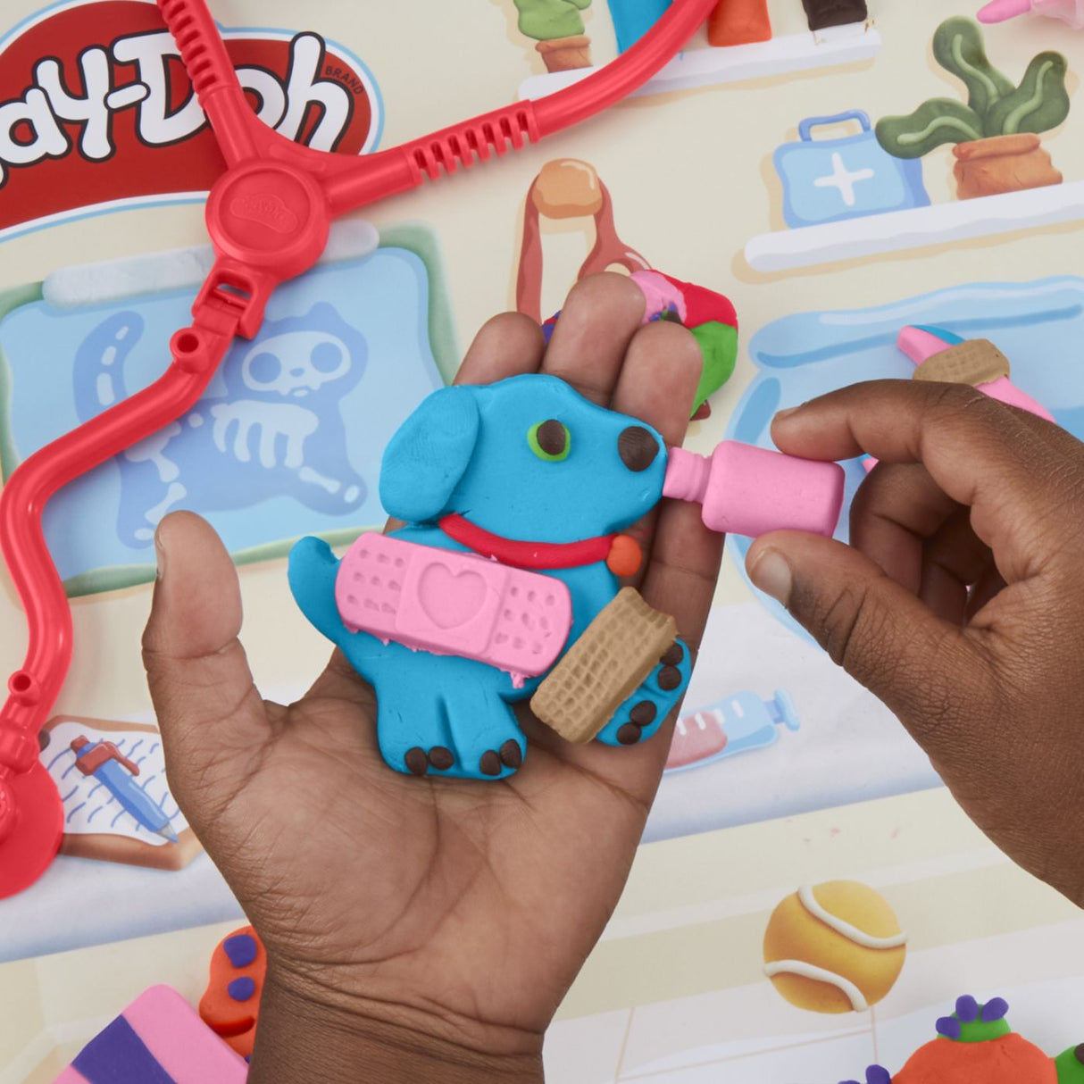 PLAY DOH SET DE JOACA INGRIJIRE VETERINARA