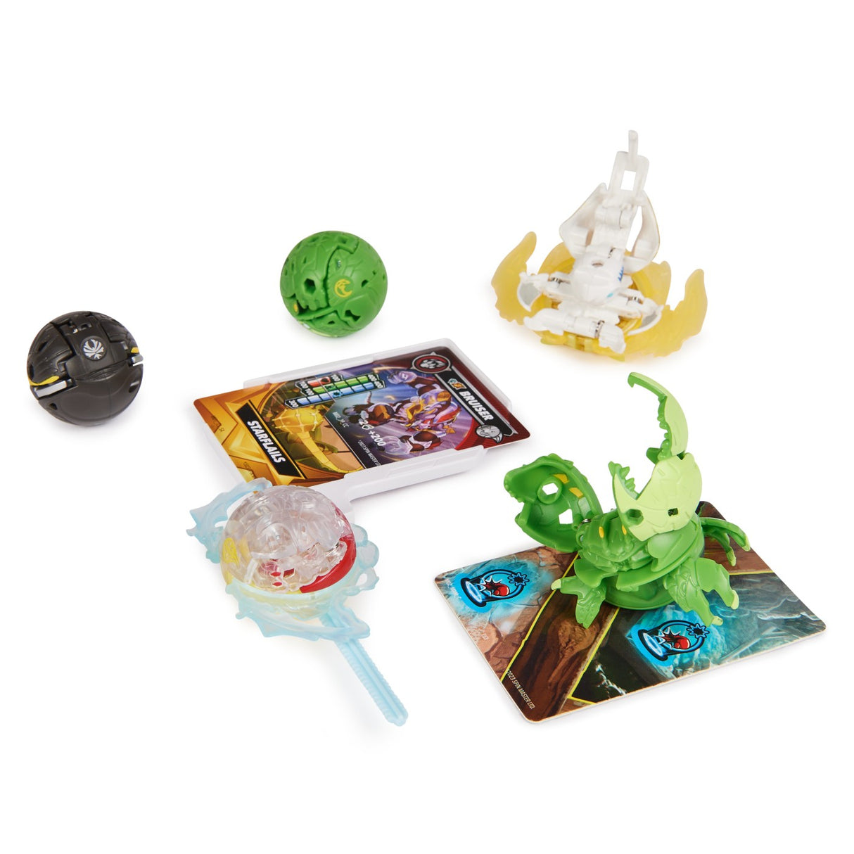 BAKUGAN SET DE LUPTA SPECIAL ATTACK  BRUISER, SPECIAL ATTACK OCTOGAN VENTRI,HAMMERHEAD, BUTTERCLAW