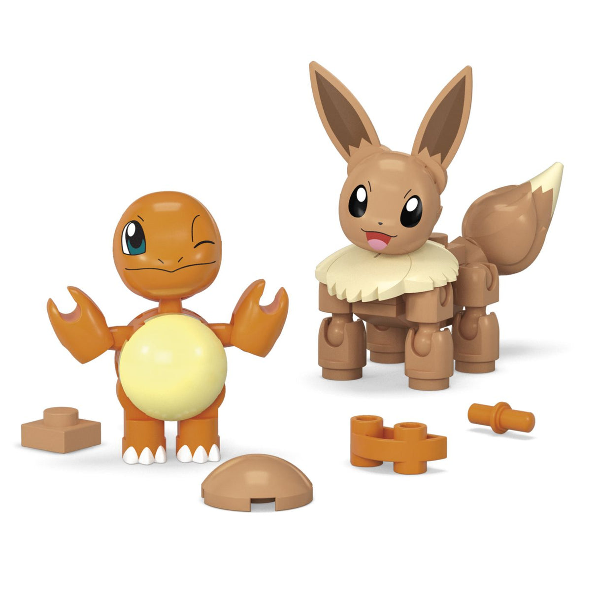 POKEMON MEGA SET DOUA BILE CHARMANDER SI EEVEE 40 PIESE