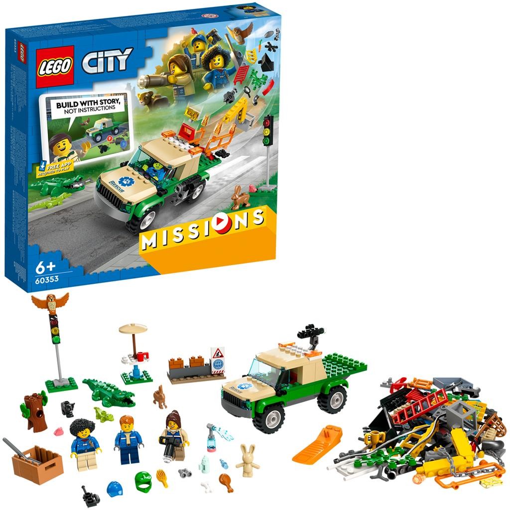 LEGO CITY MISIUNI DE SALVARE A ANIMALELOR SALBATICE 60353