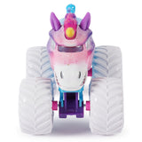 MONSTER JAM SET 2 MASINUTE METALICE SPARKLE SMASH SCARA 1:64