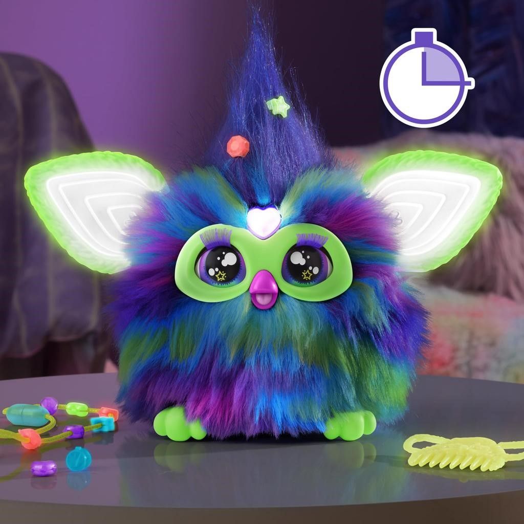 FURBY JUCARIE DE PLUS INTERACTIVA FURBY GALAXY GLOW IN THE DARK