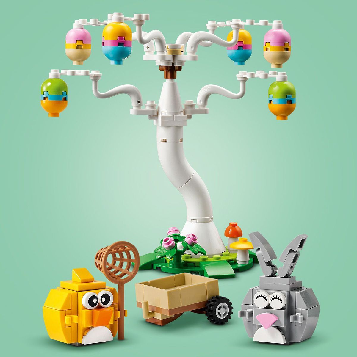 LEGO ICONICS IEPURAS SI VANATOARE DE OUA DE PASTE 40808