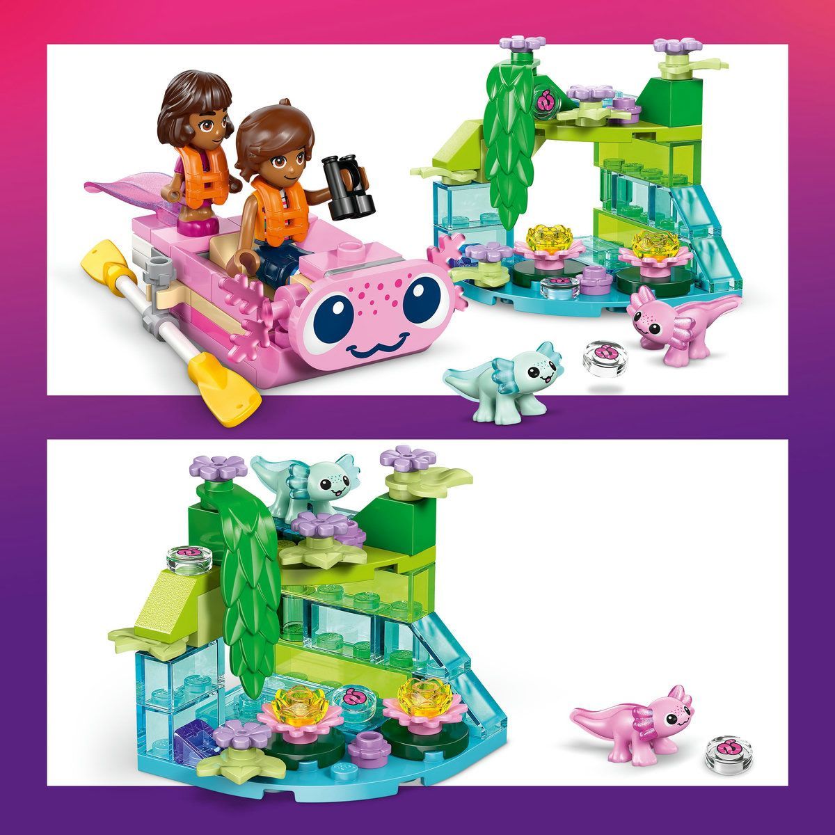 LEGO FRIENDS BARCA AXOLOTL PENTRU AVENTURI 42681