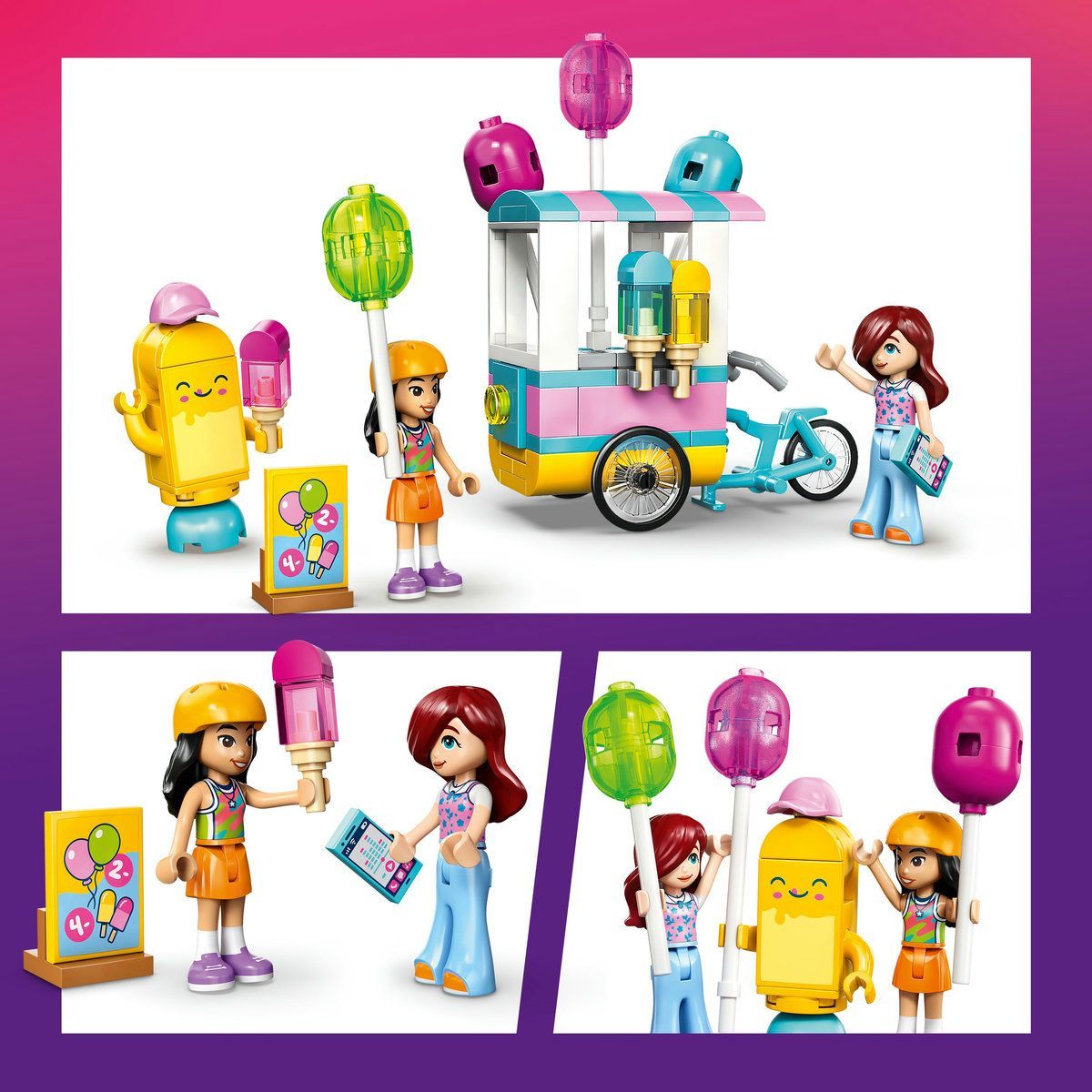 LEGO FRIENDS STAND CU INGHETATA SI BALOANE 42692